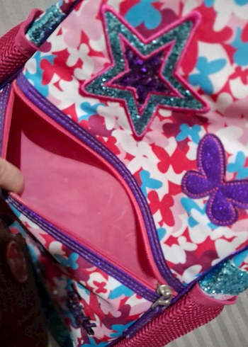 skechers orjinal  Çocuk Okul Çantası Parlak Detaylı - Görsel 5