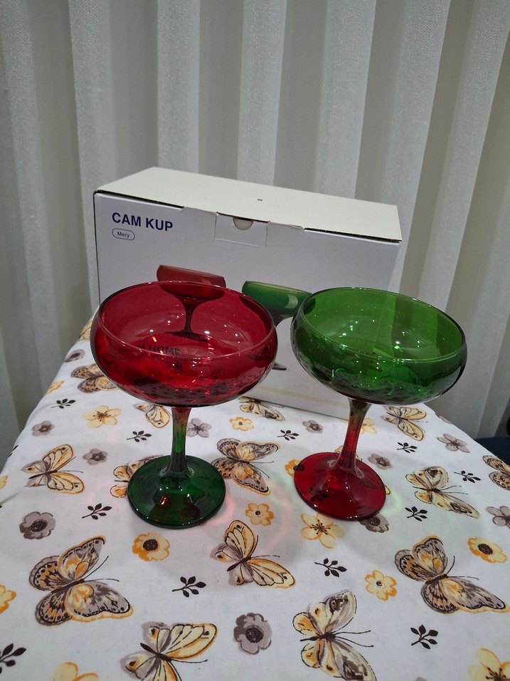 Renkli Cam Kadehler - English Home - Görsel 4