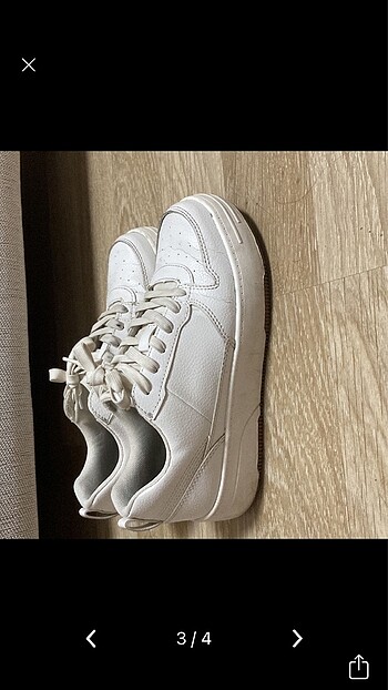 38 Beden pull&bear spor ayakkabı