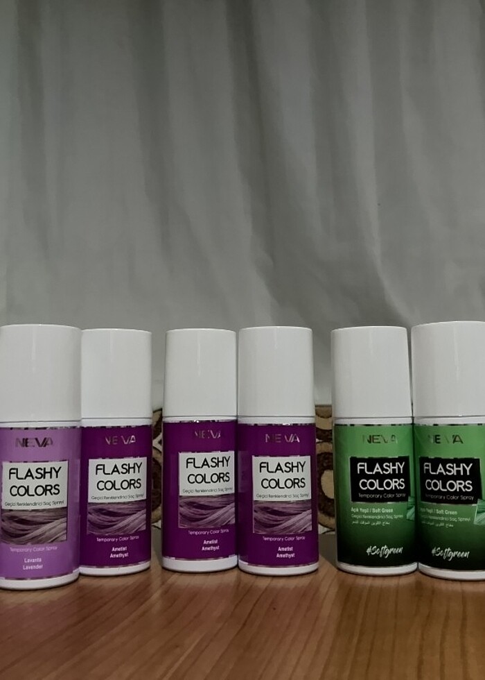 Renkli saç spreyleri  - Görsel 2