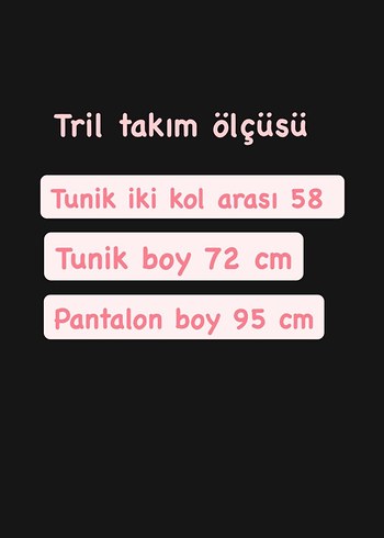 Armine 38/40/42/44/46 beden tiril takım
