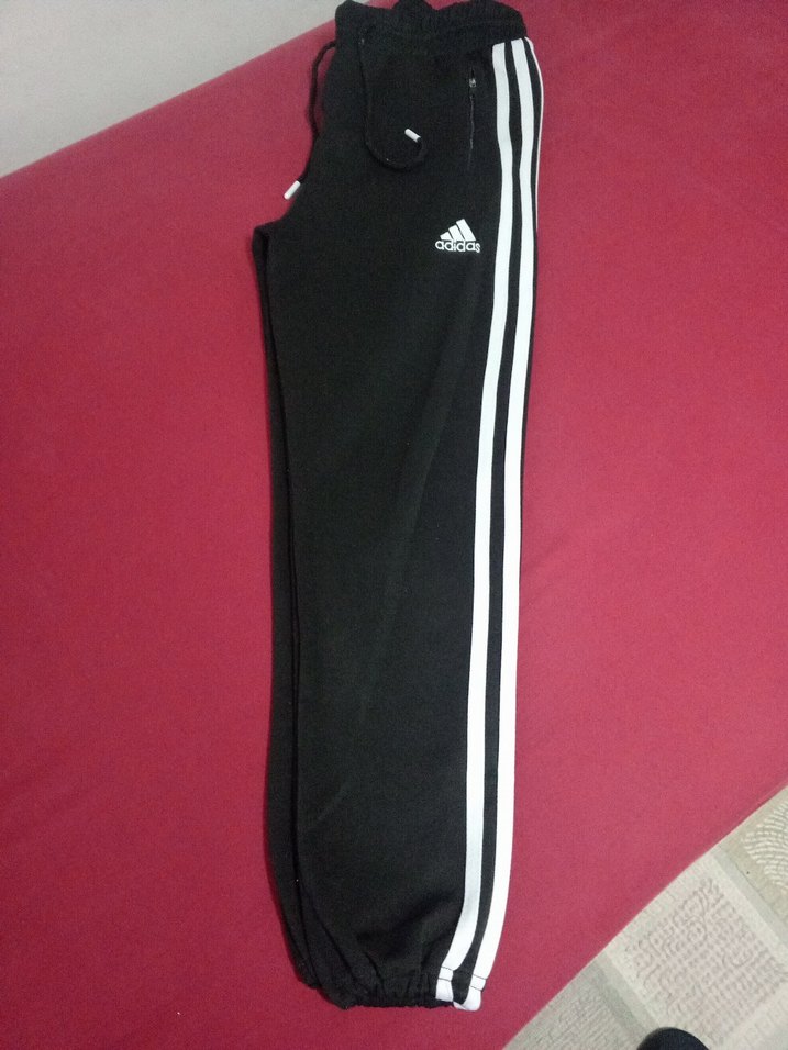 Erkek Siyah Fermuarlı Eşofman Altı - Görsel 4