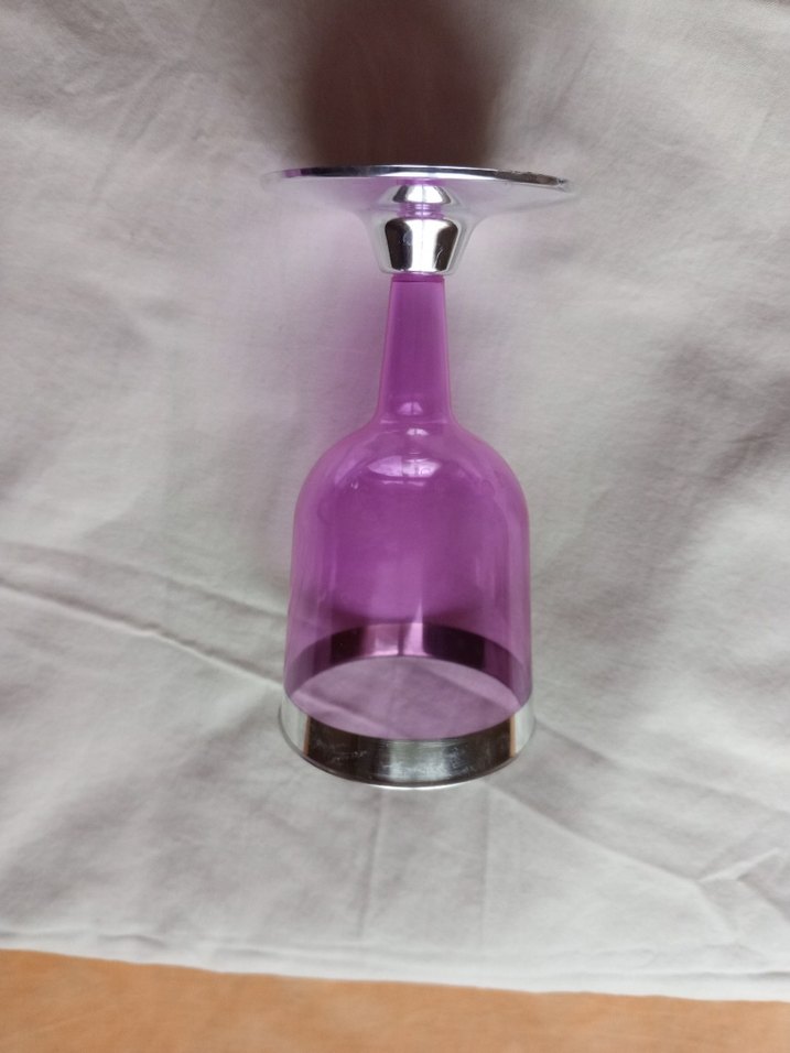 logusa serbet takımıMor Renkli Metal Kenarlı MikaKadehler - Görsel 3