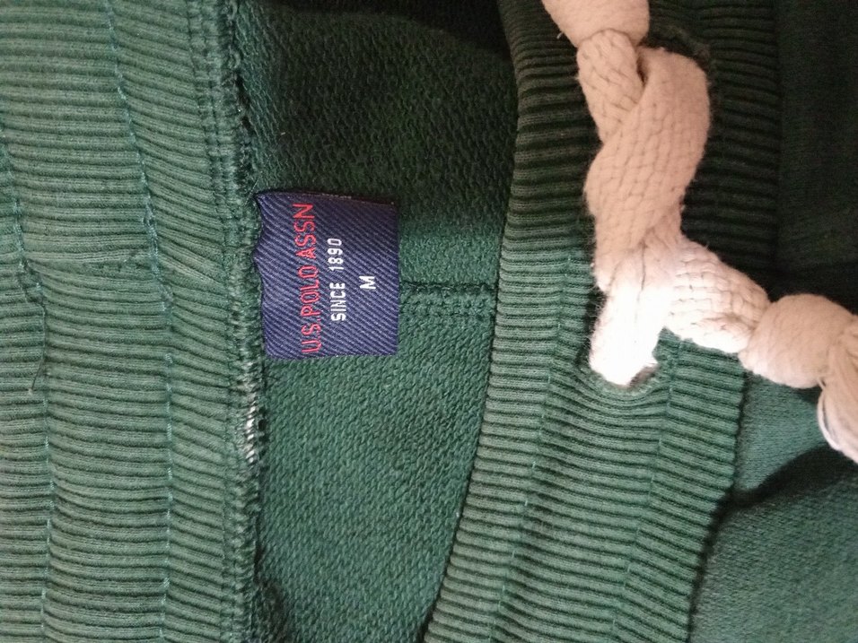 Erkek Koyu Yeşil Baskılı Fermuarlı Eşofman Altı - Görsel 3