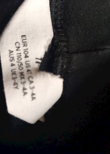 Siyah Rahat Kesim Kız Eşofman Takımı - Görsel 2