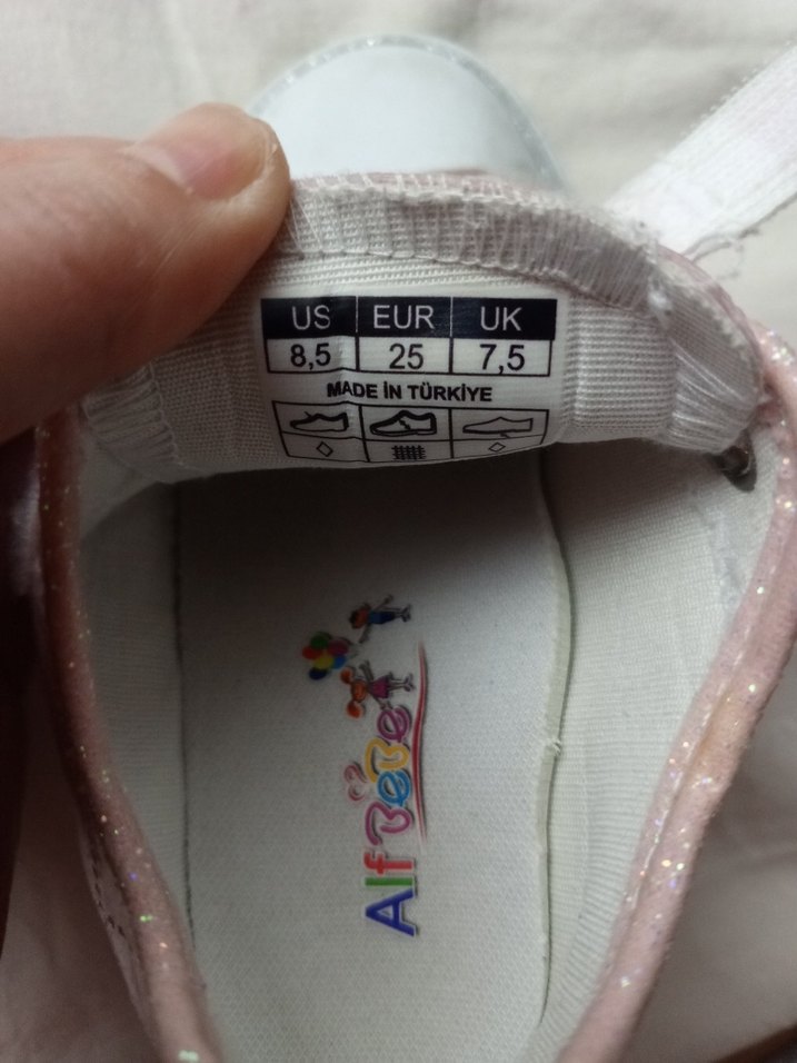 Kız Çocuk Pembe Cırt Cırtlı Spor Ayakkabı - Görsel 5