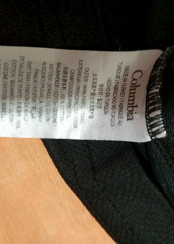 Columbia Siyah Kısa Kollu Erkek Tişört - Görsel 3