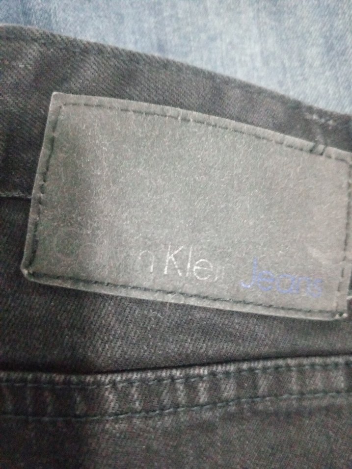 Siyah slim Calvin Klein erkek kot pantolon - Görsel 4