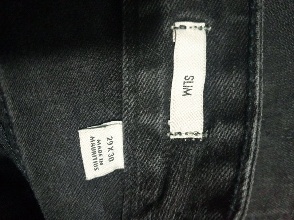 Siyah slim Calvin Klein erkek kot pantolon - Görsel 3