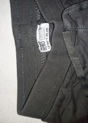 Kız Çocuk Nakışlı Kırmızı Sweatshirt ve Siyah Eşofman hellobaybi - Görsel 4