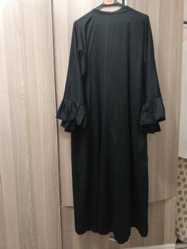 yelpaze  Kollu Siyah feraca - Görsel 2