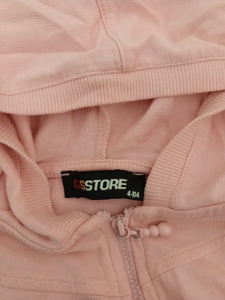 Kız Çocuk Kapüşonlu Kısa Kollu Fermuarlı yelek orjinal gs store - Görsel 2