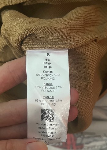 Bej Düğmeli Kadın Kazak AdL - Görsel 3