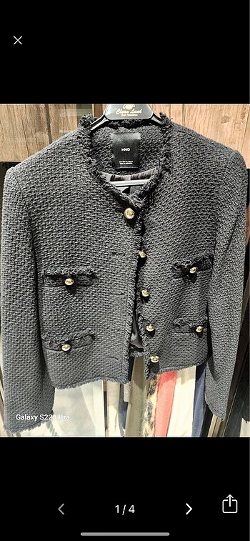 Mango Tüvit Blazer Ceket
