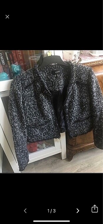 l Beden Mango Tüvit Blazer