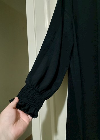 LC Waikiki Siyah Uzun Kollu Salaş Goth Tunik