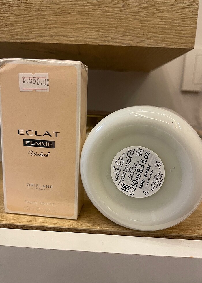 ECLAT FEMME WEEKEND EDT BAYAN PARFÜM KREM SET TEK FİYAT - Görsel 2