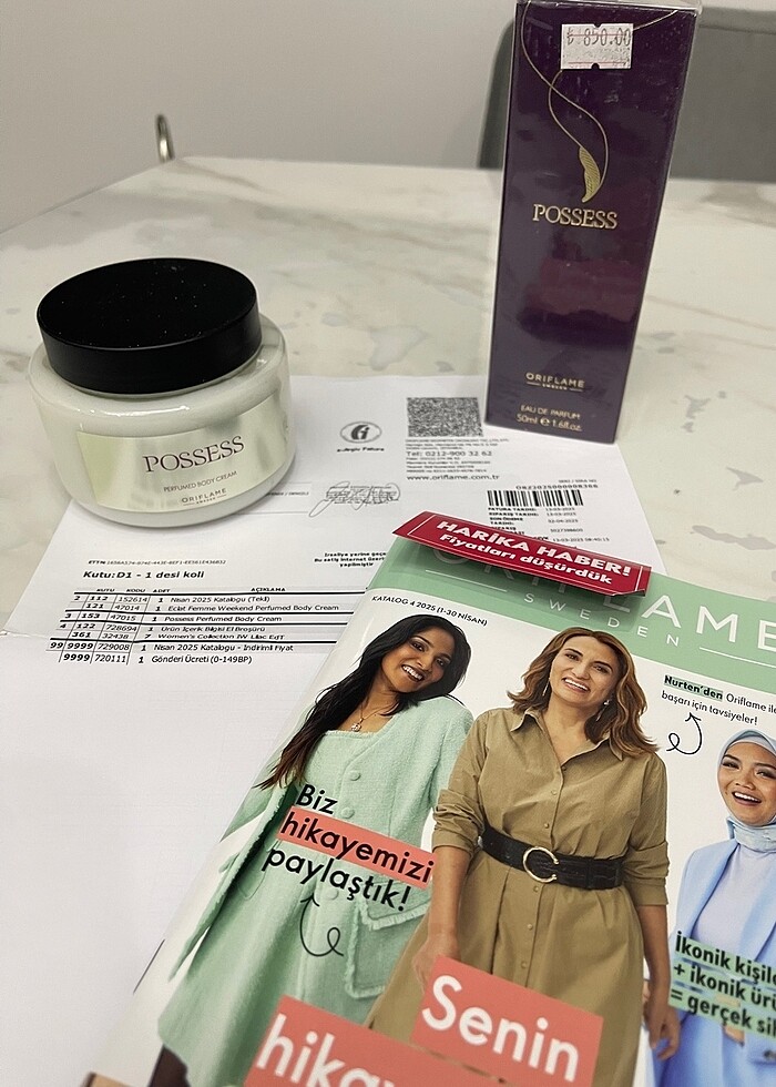 POSSES EDP PARFÜM VE KREM SETİ ORİFLAME - Görsel 3