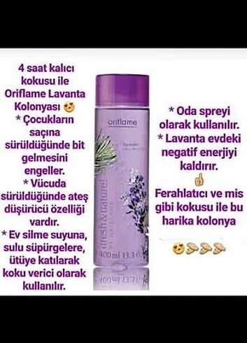 LAVANTALI KOLONYA ORİFLAME