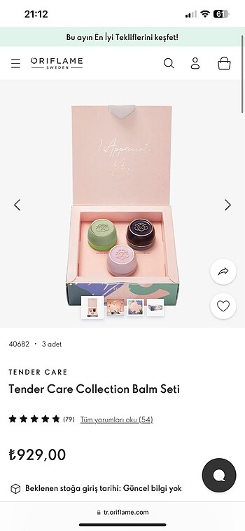 TENDER KREM ÜÇLÜ SET - Görsel 3