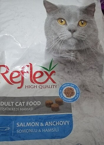Reflex Yetişkin kedi maması hamsi ve somonlu