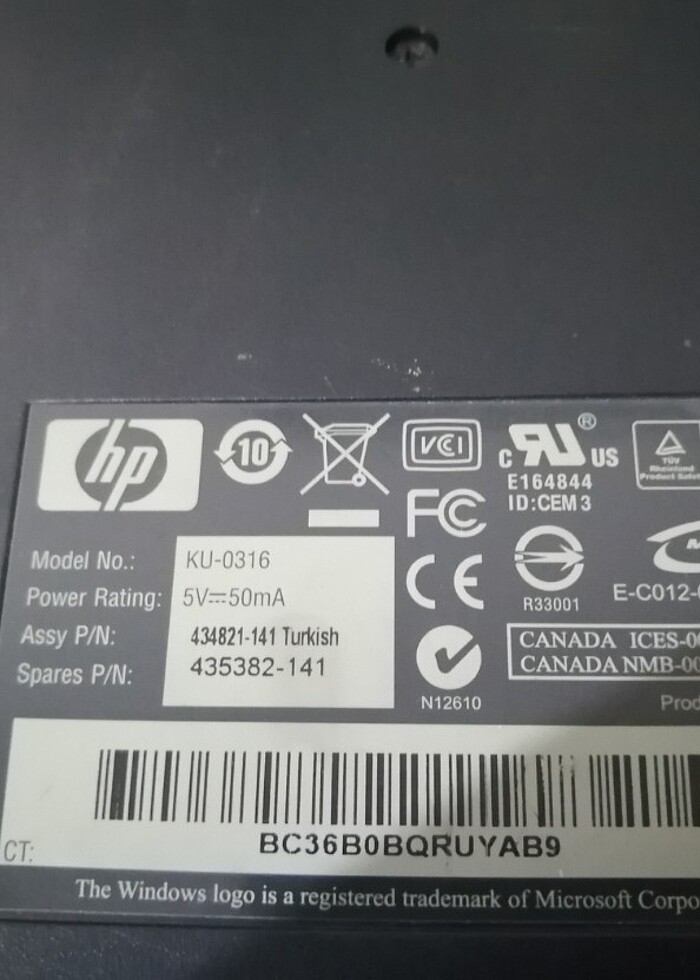 Hp Marka Klavye - Görsel 4