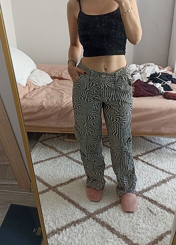 bdg zebra baggy pantolon