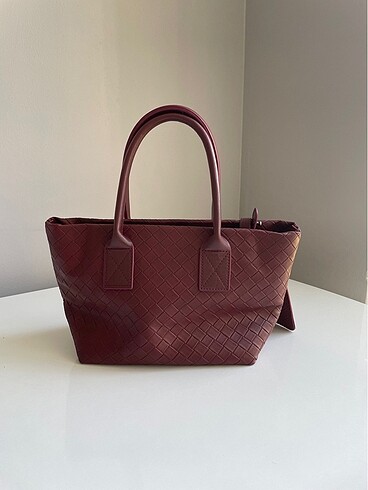  Beden bordo Renk bottega venata çanta