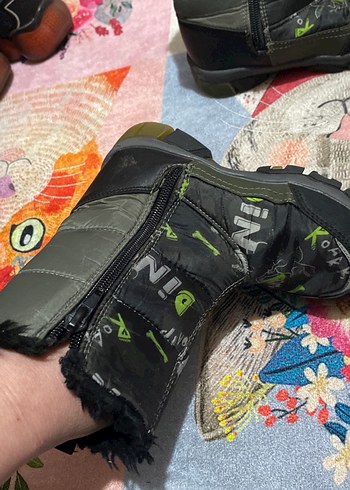 Koyu Siyah Desenli Erkek Botları - Görsel 3