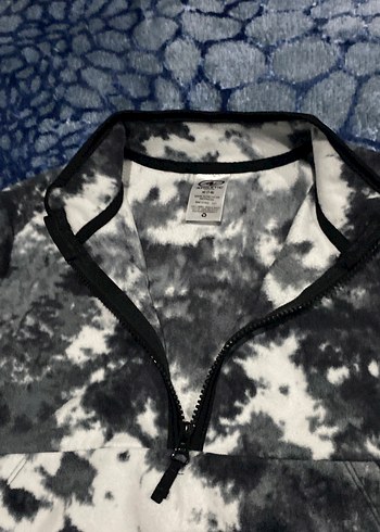 Gri Batik Desenli Erkek Uzun Kollu Sweatshirt - Görsel 4