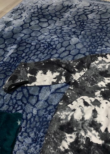 Gri Batik Desenli Erkek Uzun Kollu Sweatshirt - Görsel 2