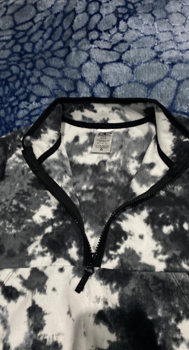 Gri Batik Desenli Erkek Uzun Kollu Sweatshirt - Görsel 4