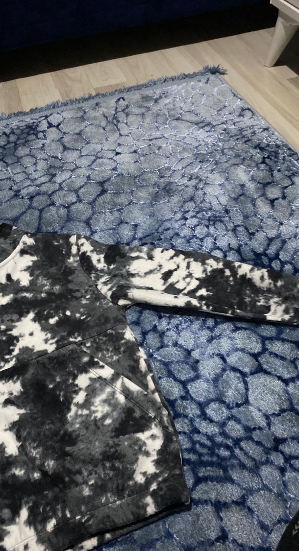 Gri Batik Desenli Erkek Uzun Kollu Sweatshirt - Görsel 3