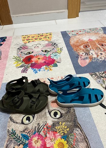 Koyu Mavi Bağlamalı Erkek Çocuk Terlik - Görsel 4