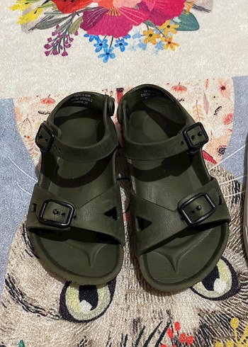 Koyu Mavi Bağlamalı Erkek Çocuk Terlik - Görsel 2