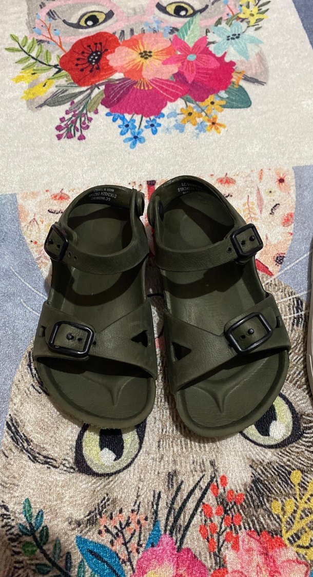 Koyu Mavi Bağlamalı Erkek Çocuk Terlik - Görsel 2