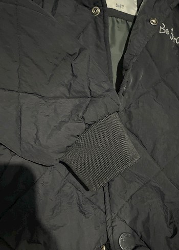 Kapüşonlu Düğmeli Erkek Çocuk Mont - Görsel 3