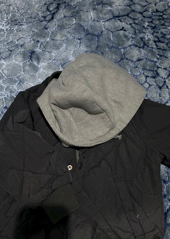 Kapüşonlu Düğmeli Erkek Çocuk Mont - Görsel 5