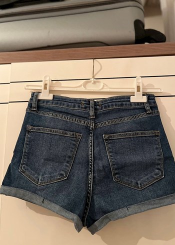 Bershka Kadın Mavi Kot Mini Şort