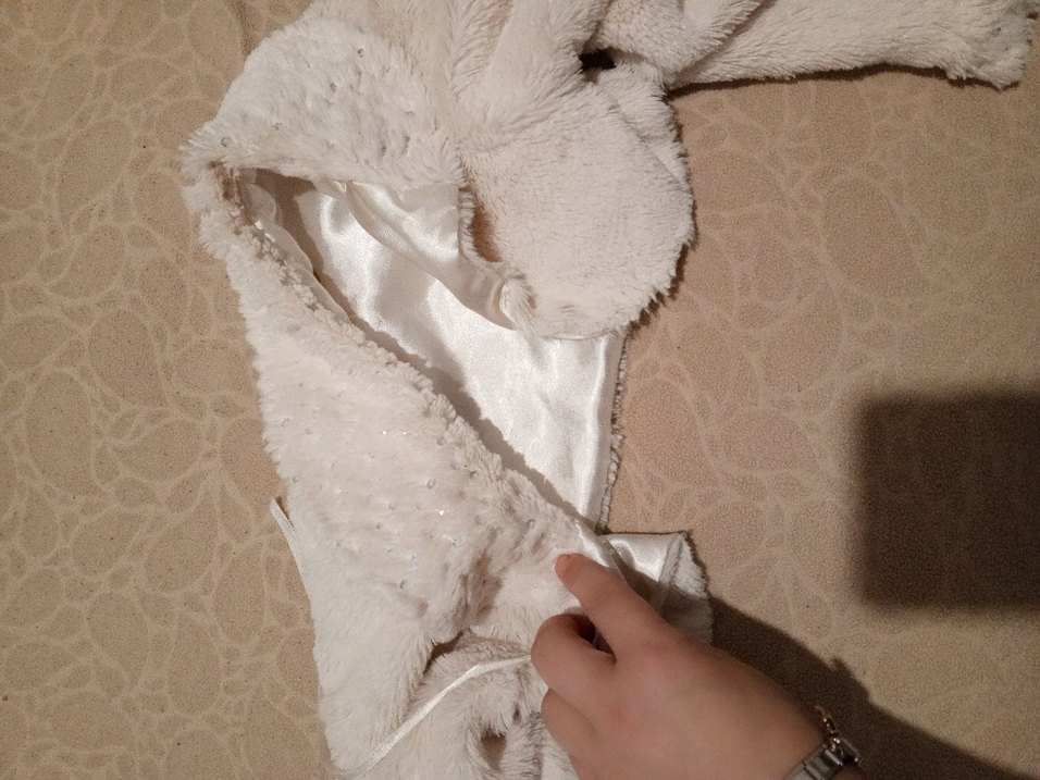 Kız Çocuk Bej Kürklü Bolero - Görsel 5