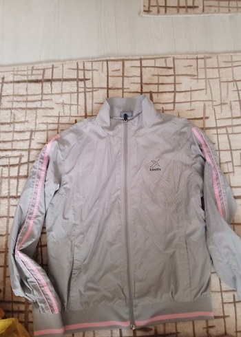 Gri Fermuarlı Kadın Spor Ceket