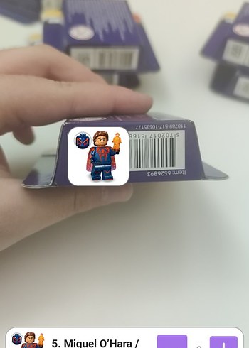 Diğer lego spider Man across minifigurleri