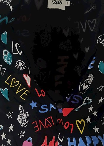 Renkli Desenli V Yaka Düğmeli Kadın Elbise - Görsel 3