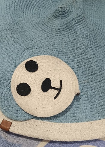 2li Mavi Panda Figürlü Çocuk Halısı - Görsel 2