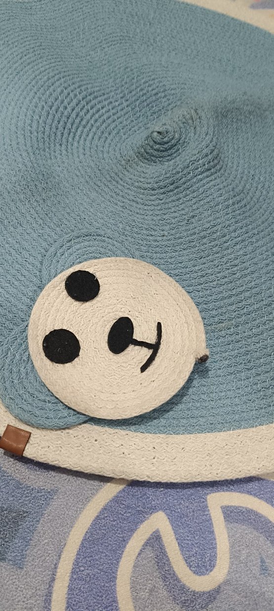 2li Mavi Panda Figürlü Çocuk Halısı - Görsel 2