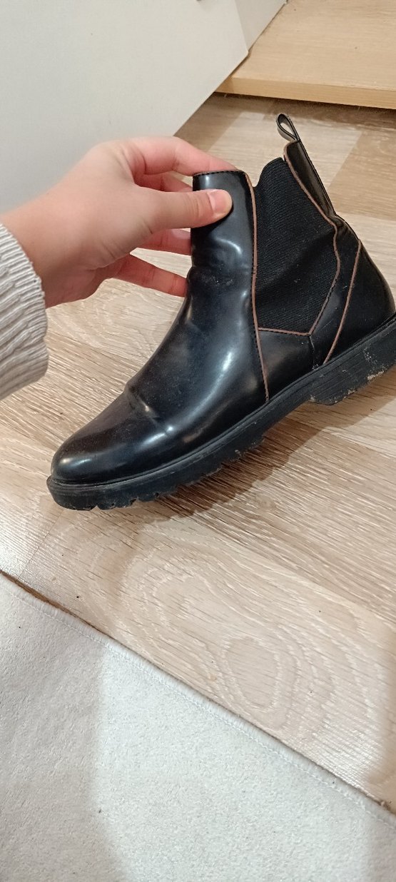 Kahverengi Deri Kadın Dolgu Topuk Bot - Görsel 3