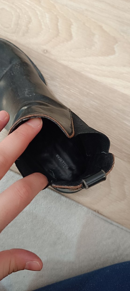 Kahverengi Deri Kadın Dolgu Topuk Bot - Görsel 4