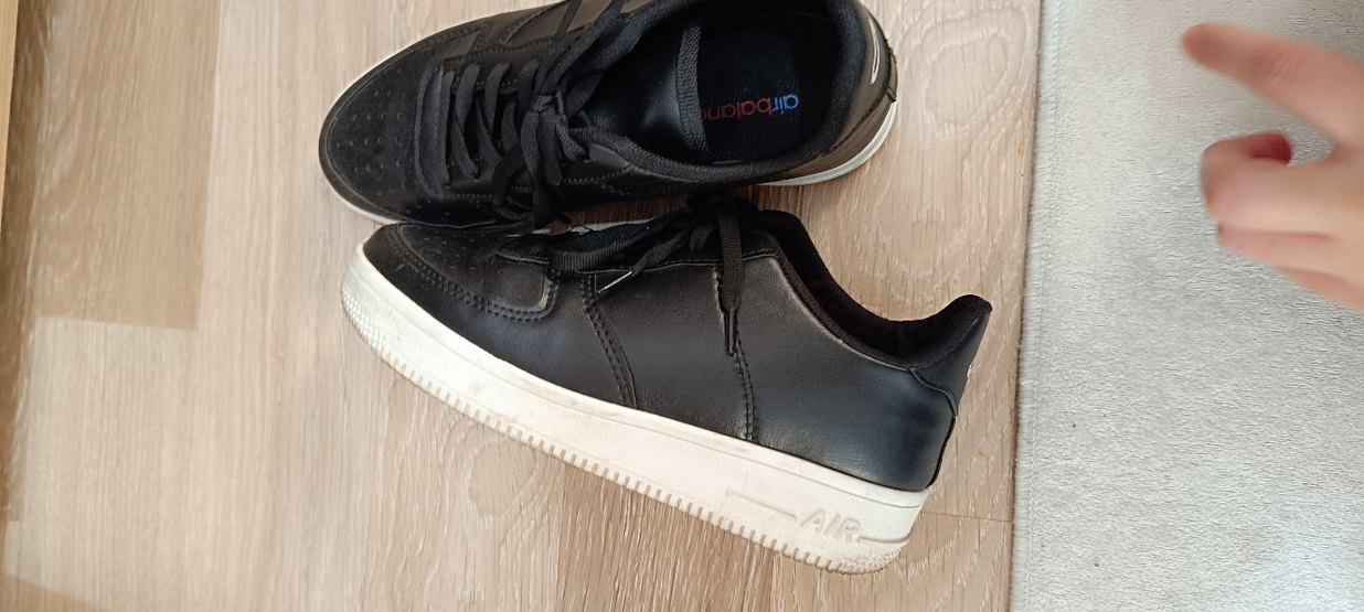 Siyah Dolgu Topuklu Spor Ayakkabı - Görsel 2