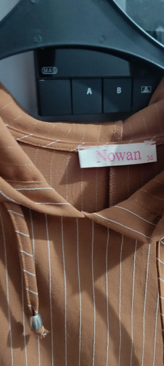 Kahverengi Uzun Kol Kapüşonlu Kadın Tunik - Görsel 2