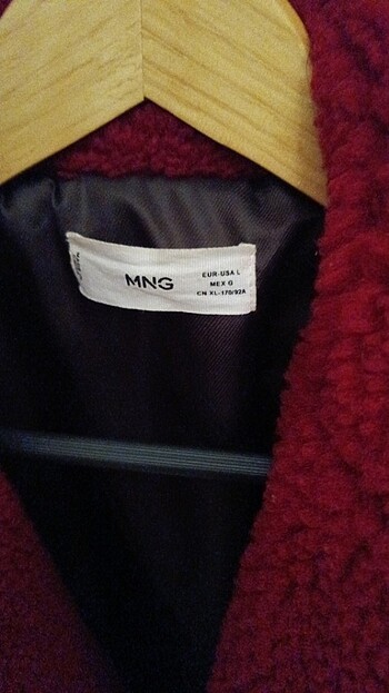 Mango Peluş kürk MANGO palto